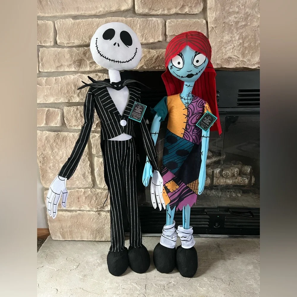 New Disney Jack Skellington and Sally Nightmare Before Christmas Standup Greeter - Picture 3 of 10